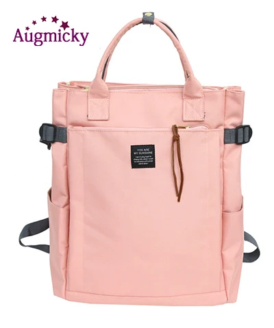 Модный большой мужской женский унисекс рюкзак для ноутбука, школьная сумка mochila, портативные сумки для отдыха и путешествий, сумка для подростков, девочек и мальчиков - Цвет: Розовый