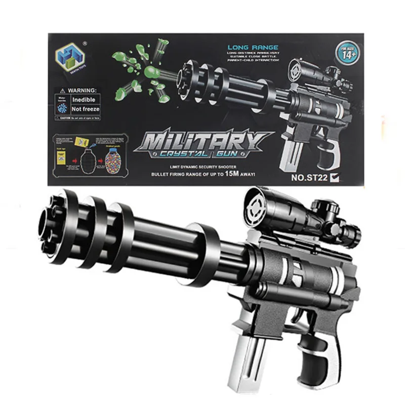 Открытый весело Спорт airsoft air guns Gatlin моделирование руководство капитан детский