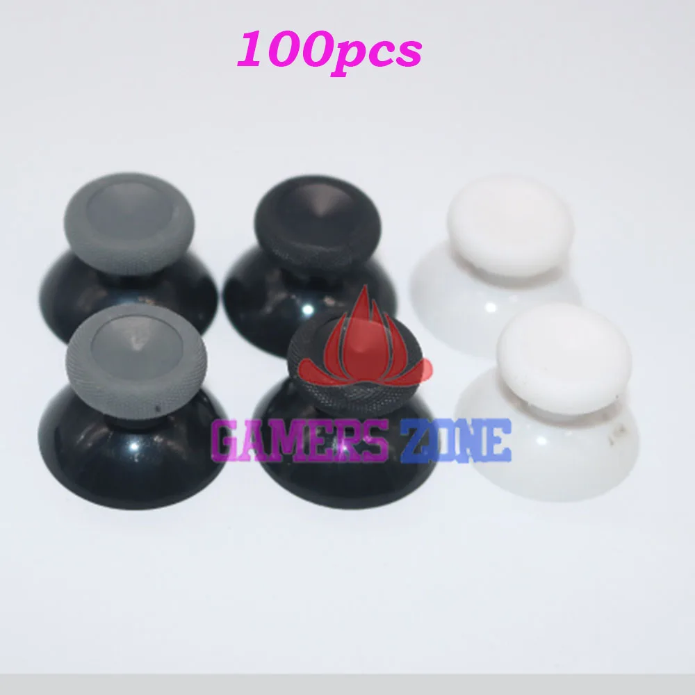 

100pcs Replacement Analog Thumbstick Thumb Stick for Xbox one Controller Black White