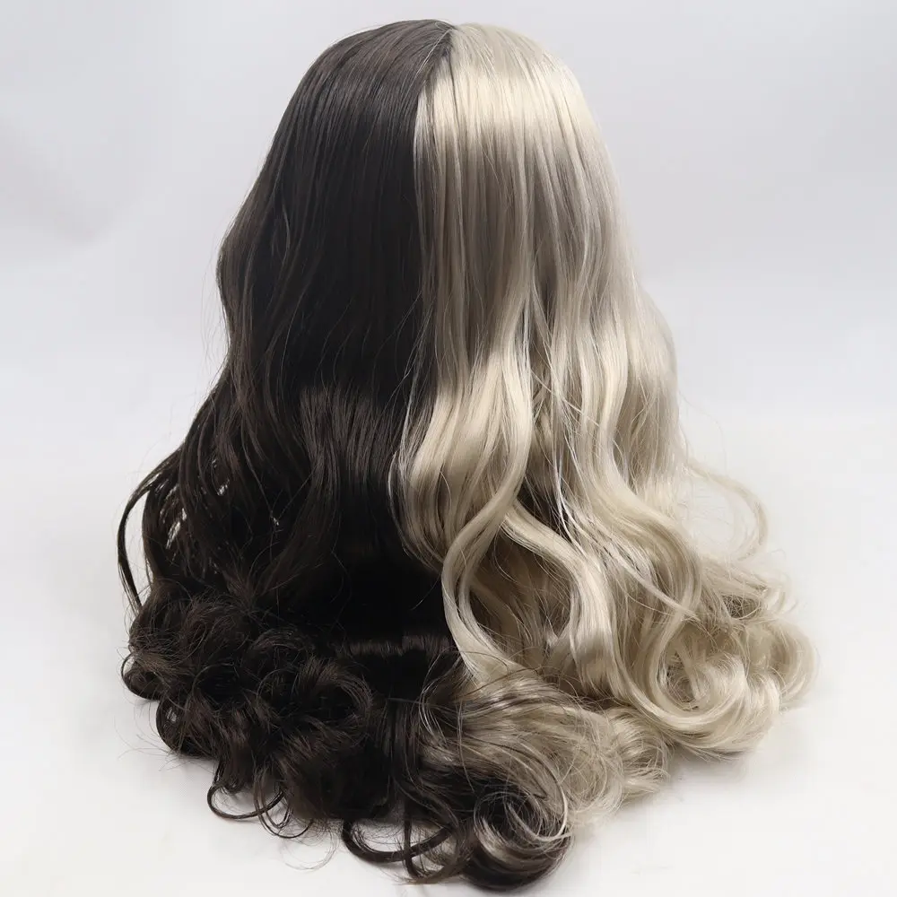 Кукла Blyth No.BL950/8800 Black mix с серебристыми волосами шарнирным телом черной кожей и