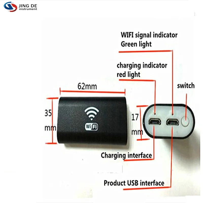 200 Вт пикселей 8 мм диаметр Wi-Fi соединения беспроводной эндоскопа промышленного эндоскопа поддержка Эндрюс Apple телефон Спецодежда медицинская гинекологии