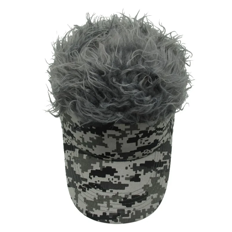 Мужской женский парик забавные волосы потери модные подарки для мужчин шляпа козырек поддельный чутье волос Зонт шапки 1 шт