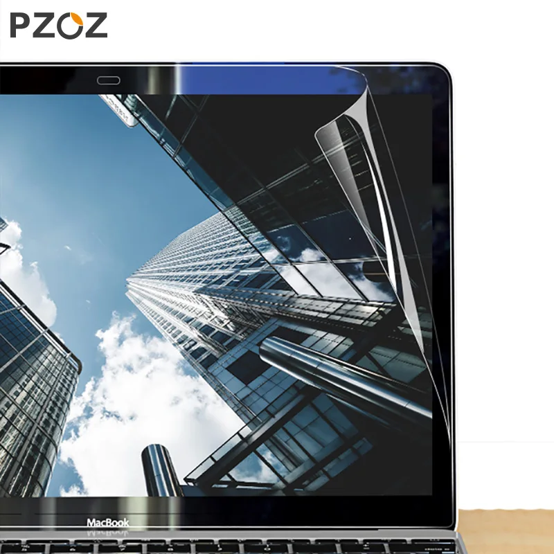 PZOZ защитная плёнка для экрана ноутбука для Apple Macbook Mac Book Pro 13 Модель A1706 A1708 экранная пленка прозрачная PE мягкая защитная пленка