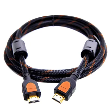 

Classic Dual-Color Reticular HDMI 1.4 digital HD Cable Supports 2K*4K 1.5-10m Male to Male HDMI Cable