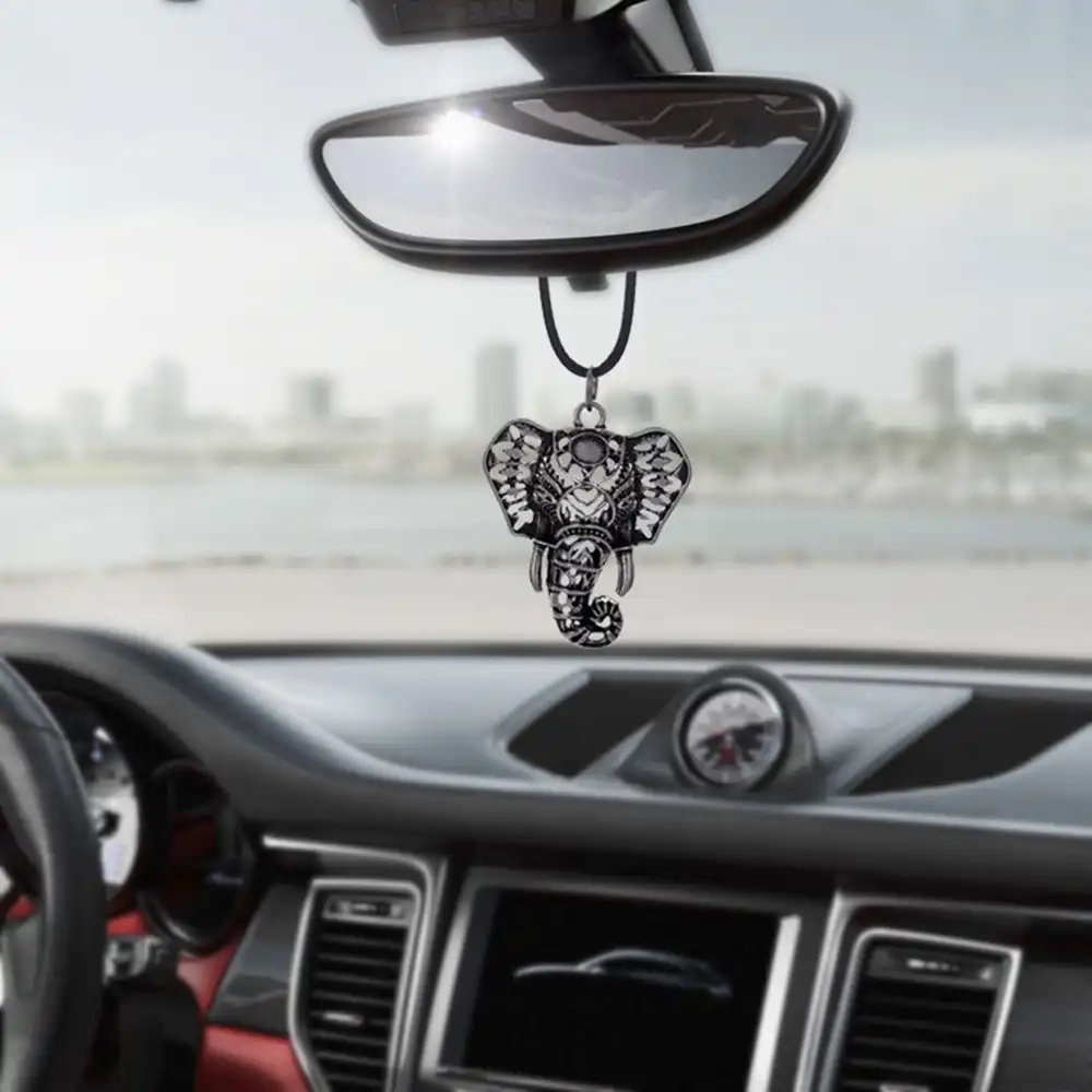 Bemost Auto Rear View Mirror Hanging Decoration Elephant Trunk