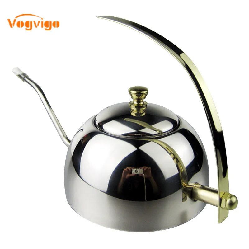 VOGVIGO Новое поступление 2017 года 0.6L 1.2L Нержавеющая сталь Кофе горшок польский полу