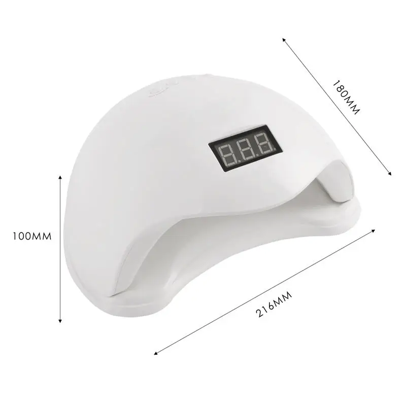 SUNUV SUN5 48 Вт Светодиодный светильник для ногтей SUN5X гелевая лампа для сушки ногтей обновленная версия УФ-лампы с нижней поверхностью инструмент для сушки ногтей