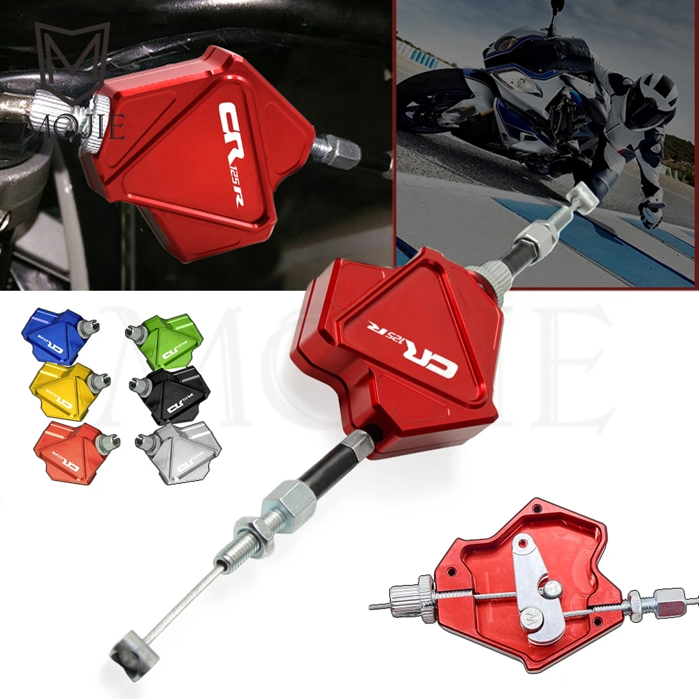 

Motorcycle CNC Aluminum Stunt Clutch Lever Easy Pull Cable System For HONDA CR125R CR 125R 125 CR125 R 1992-2003 1993 1994 1995