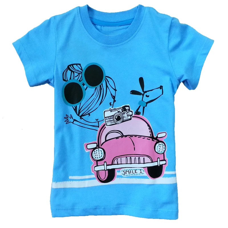 Summer 18 Months 6T Baby Girls T Shirt Children's Tops Clothing Cute Cartoon Baby Girl Creative