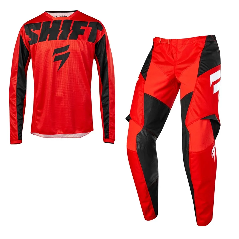 

2019 Shift Whit3 Label Iceland Basalt LE Anaheim 1 Gear Combo - Motocross SX MX Red suit