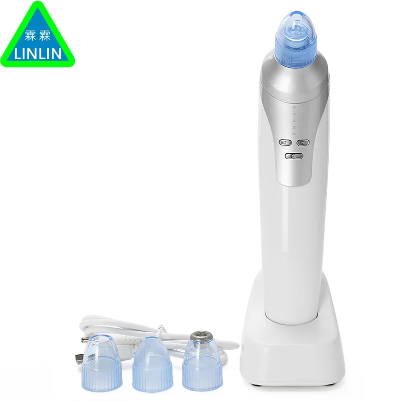 Электронный очиститель пор для лица очищение кожи от угрей и акне вакуумный
