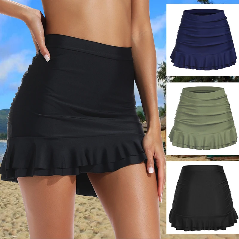 bathers with skirt attached