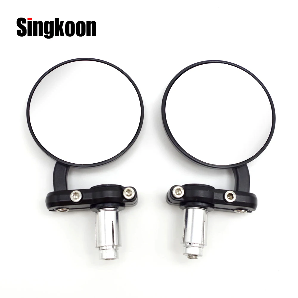 

Universal Retro Motorcycle bar end mirror Scooter Rearview Mirrors Accessories FOR Yamaha FZ6-S2 FZ6 S2 Honda CB599 CBR600 CB600