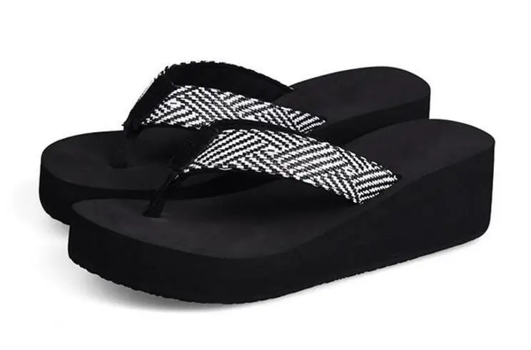 flip flops women beach sandals black
