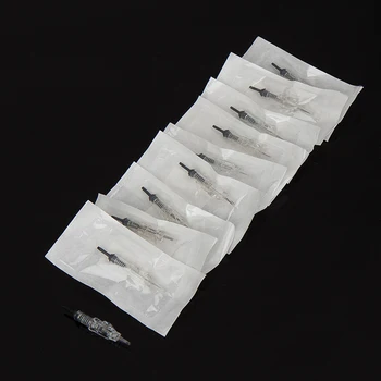 

Wholesale New 100 Pcs Mixed Small Size Disposable Cartidges Permanent Makeup Needles for Tattoo Eyebrow Needles agulha tatuagem