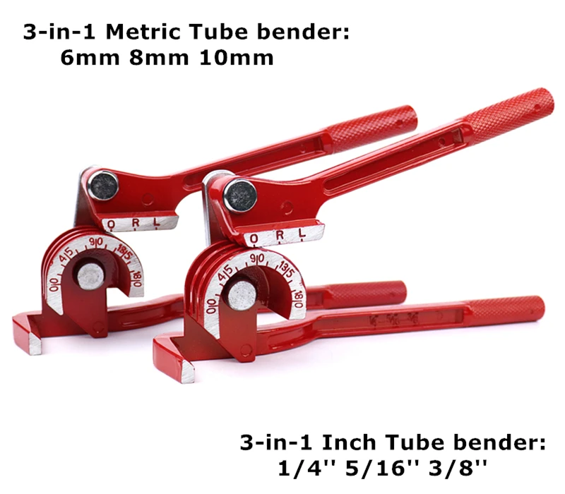 3 в 1 трубный гибочный трубный комбинированный плоскогубцы 180 градусов для 1/"-3/8"/6-10 мм медный трубный рычаг ручного холодильного инструмента