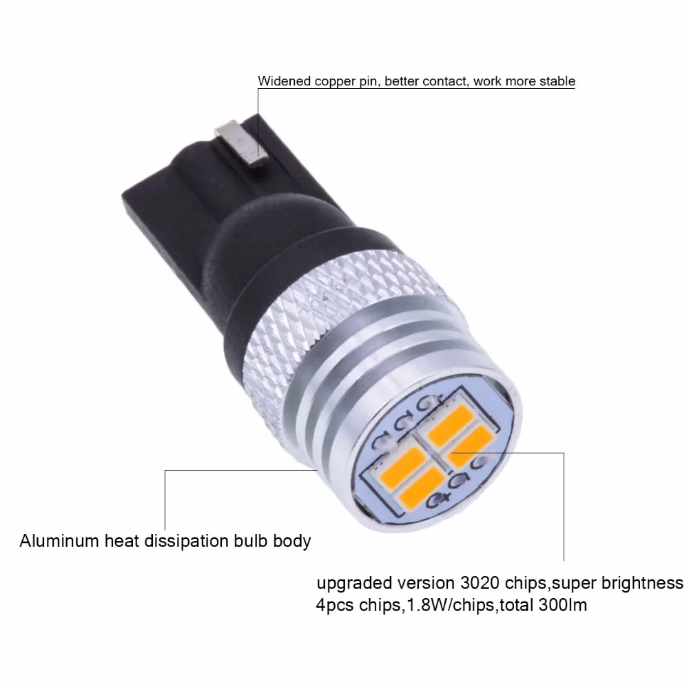 2 шт. W5W Led T10 168 194 указатель поворота номерной знак светильник лампа для багажника