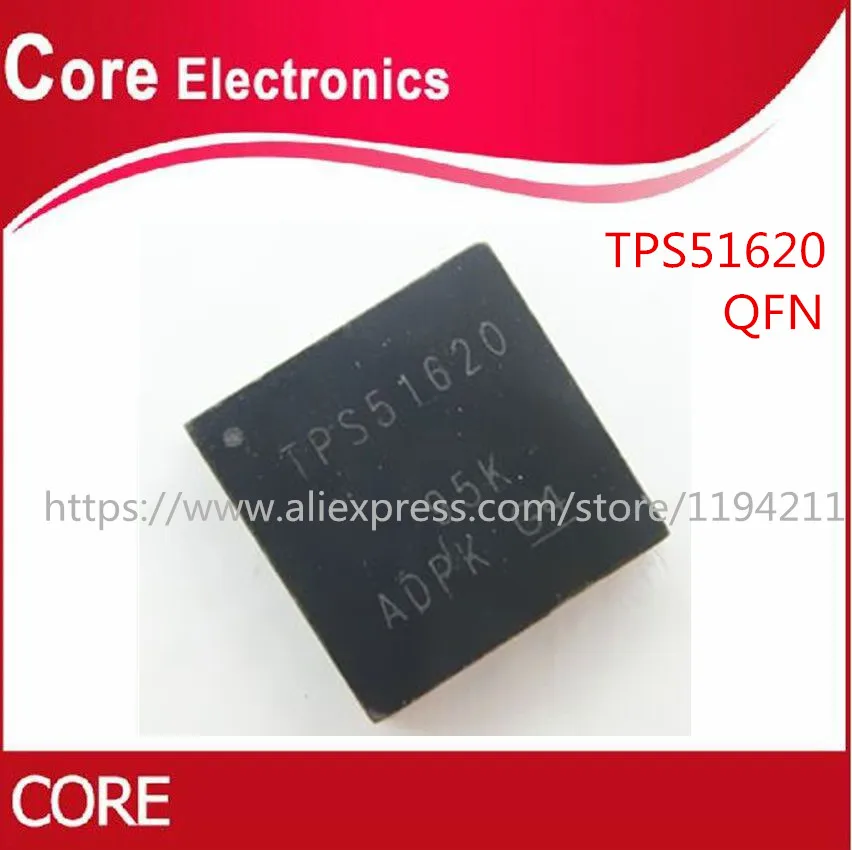 10 шт./лот TPS51620RHAT TPS51620RHAR TPS51620RHA TPS51620 QFN40|Интегральные схемы| |