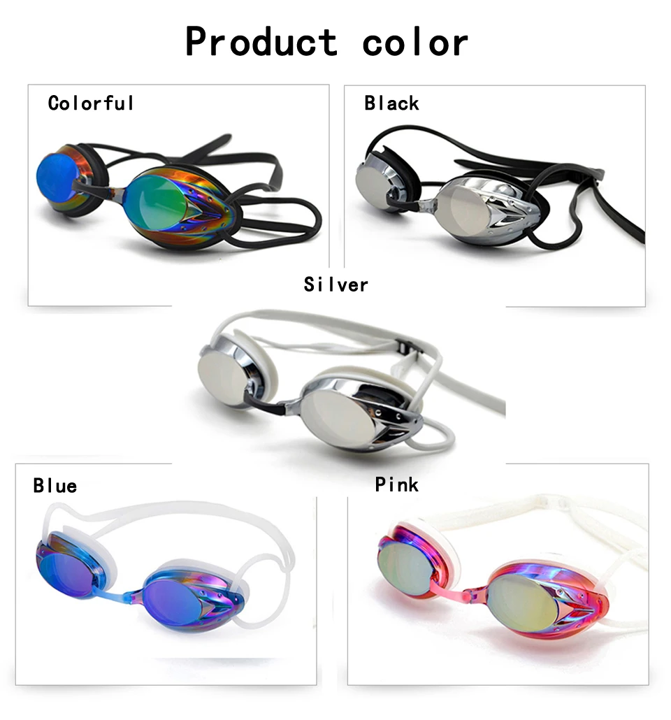 Unisex Swimming Goggles Anti-fog UV Protection Waterproof Surfing Professional Swimming Glasses Adult Swim Goggles Men Women