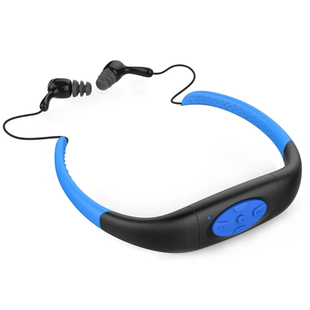 EWa 4GB IPX8 Waterproof MP3 Player Headset Swimming Surfing SPA Sporting | Электроника