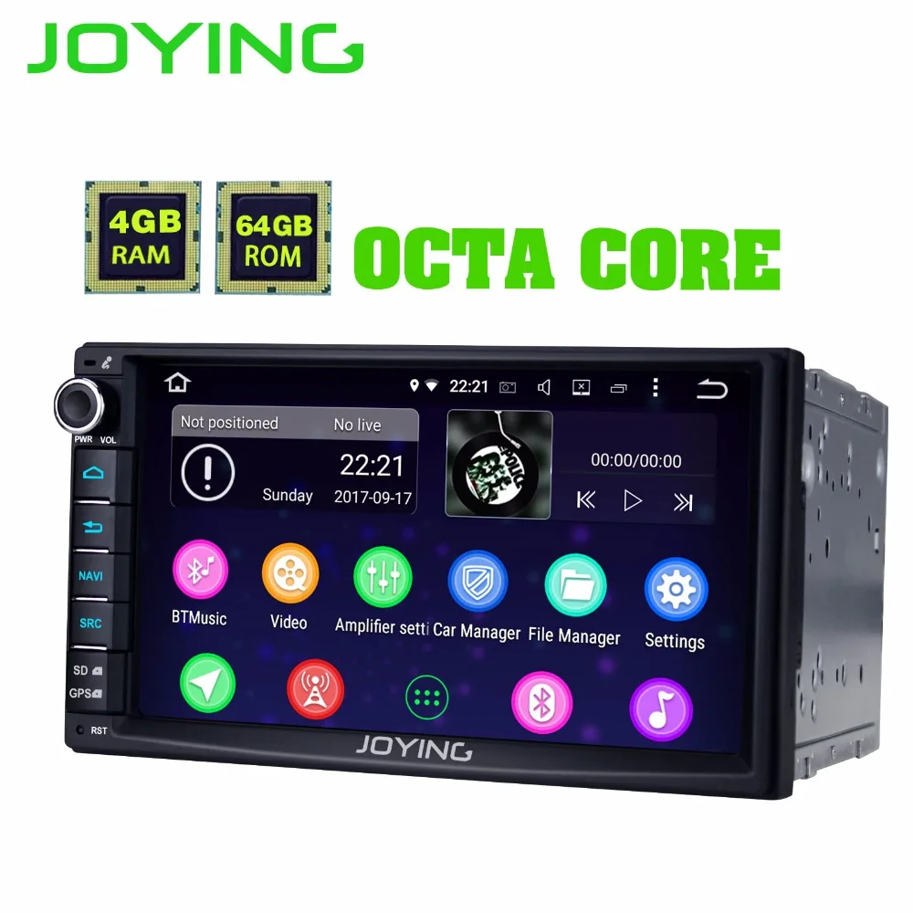 Nuevo Producto doble 2Din 4 GB + 64 GB unidad Android coche Universal Radio Multimedia estéreo No DVD de música reproductor con construido en DSP