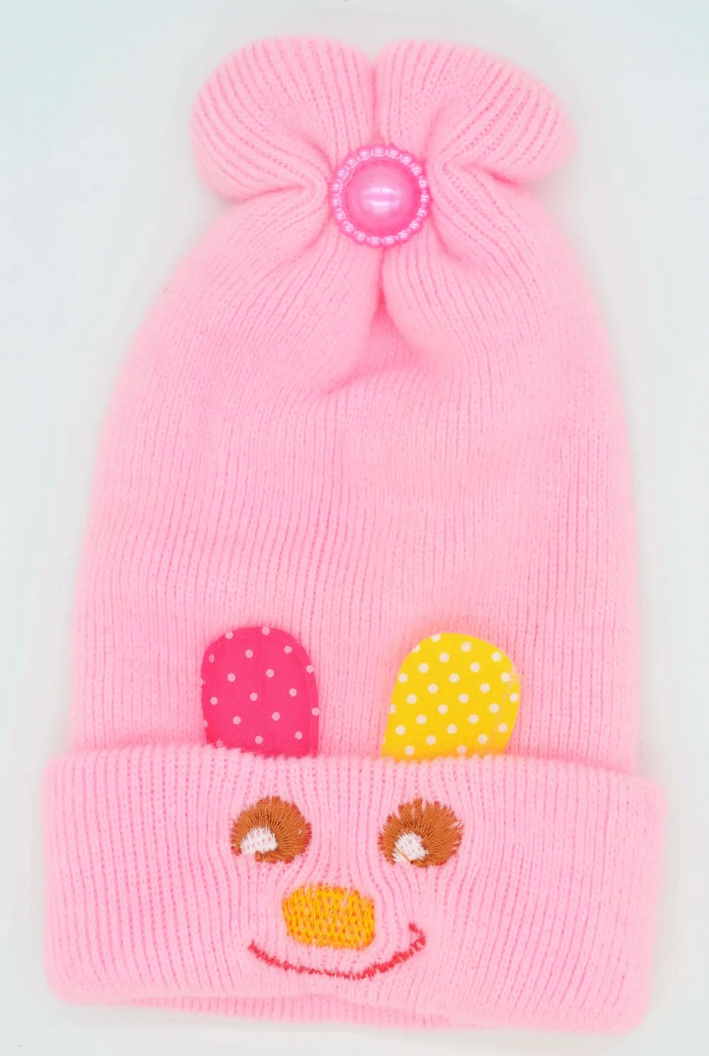 Baby Hat Newborn Cute Winter Kids Baby Warm Hat Knitted Wool Winter