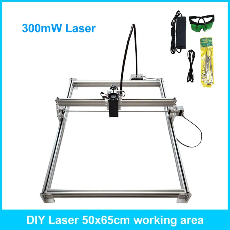 

CNC laser machine 300mW 50*65cm carving area