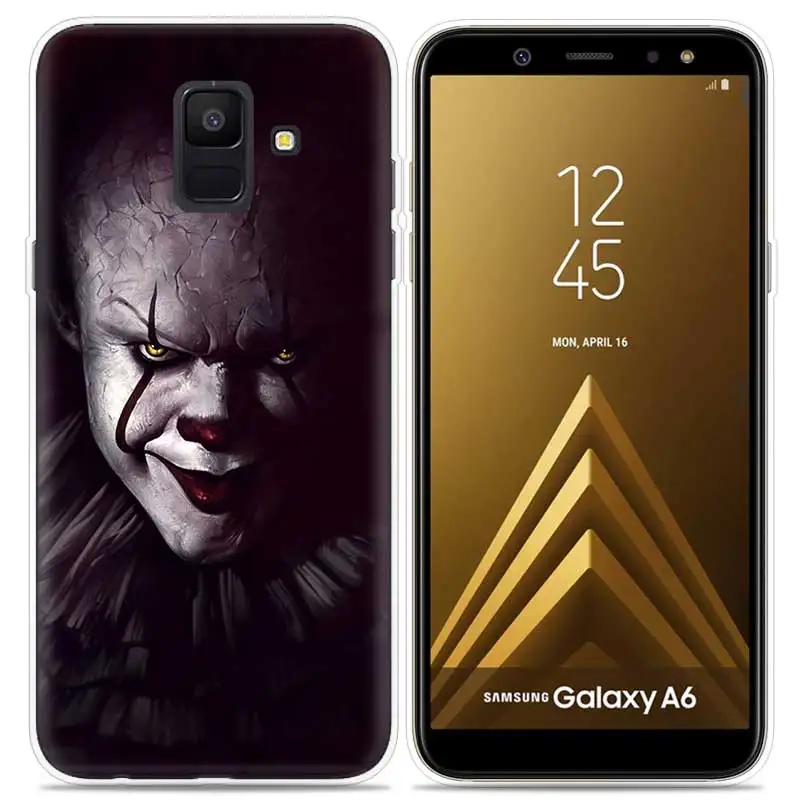 Джокера клоун ужас принт чехол для samsung Galaxy Note 8 9 J4 J6 J8 A6 A8 A7 A9 Star Lite S8 S9 плюс Винтаж крышка чехол - Цвет: 10