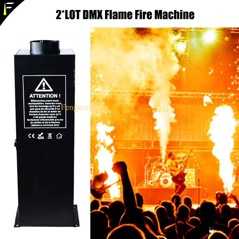 2units Flame Fire Machine