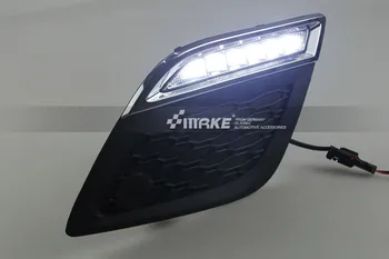 

eOsuns LED daytime running light DRL for Volvo XC60, with dimmer function, wireless switch