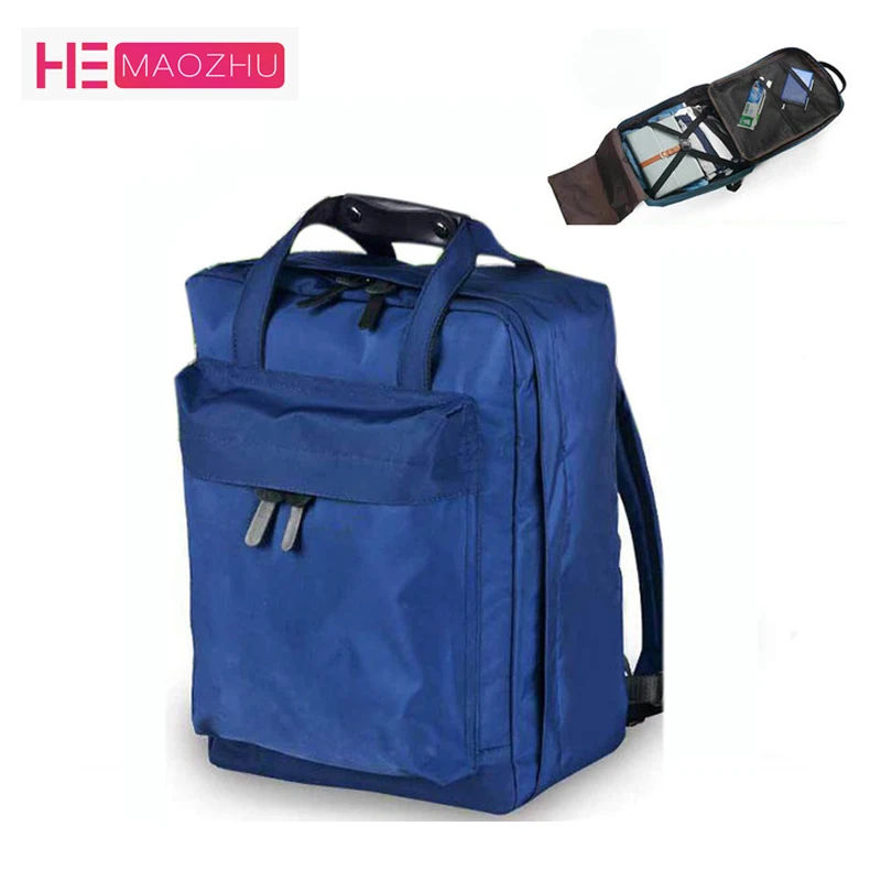 

HEMAOZHU Nylon Duffle Bag Men Small Travel Bags Foldable Backpack Big Capacity Weekend Bag Female Packing Cubes Travel back pack