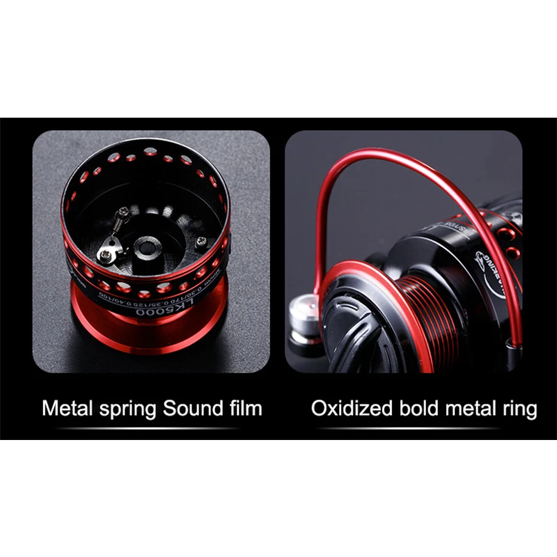 YUYU Metal Fishing Spinning Reel metal spool 2000 3000 4000 5000 6000 7000 13BB Ratio 5.2:1 bass carp Fishing reel brake 8kg YUYU Metal Fishing Spinning Reel metal spool 2000 3000 4000 5000 6000 7000 13BB Ratio 5.2:1 bass carp Fishing reel brake 8kg