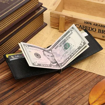 

JINBAOLAI 2019 New Men Antimagnetic Carbon Fiber Card Package Leather Document Set Credit Card Wallet June 14 P35