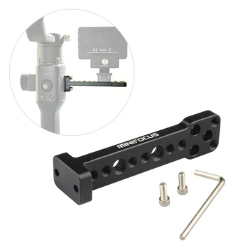 

Aluminium Alloy External Extension Mounting Plate Bracket for Mic Monitor Mount Arm adapter for DJI Ronin S SC Handheld Gimbal