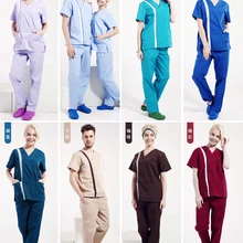 Новое поступление модный костюм медика наборы с v-образным вырезом больницы для докторов медработников спецодежда униформа стоматологическая клиника салон красоты комбинезоны наборы