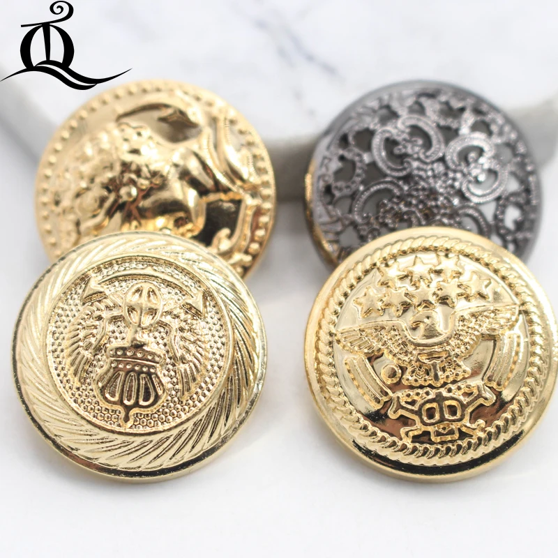 

10pcs，15mm-25mm Metal buttons sweater high-grade pearl buttons cloth coat buttons shirt button accessories DIYmaterials