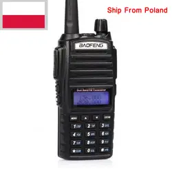 Новый Baofeng UV-82 Dual-Band 136-174/400-520 МГц FM Ham двухстороннее радио + наушник в Польше/Испании наличии 3 дня получения