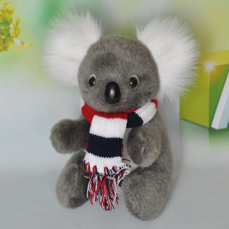 Jouet En Peluche Koala Avec Echarpe Poupee De 22cm Cadeau D Anniversaire Bonne Qualite D925 Aliexpress