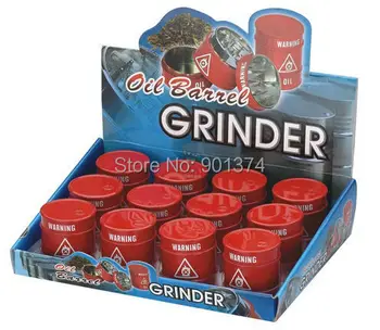 

NEW oil drum Herb weed Grinder Crusher screen Tobacco Mill-free shipping