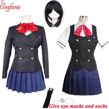 8 adet başka bir Misaki Mei Akazawa Izumi kostüm anime cosplay kadın kızlar japon okul üniforması etek kostüm ve peruk cadılar bayramı