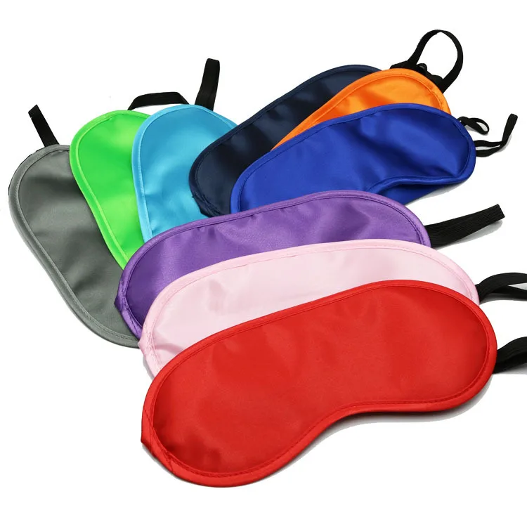 

1Pc New Pure Silk Sleep Rest Eye Mask Padded Shade Cover Travel Relax Aid Blindfolds anti-Insect Sleeping Mask For Home Outdoor
