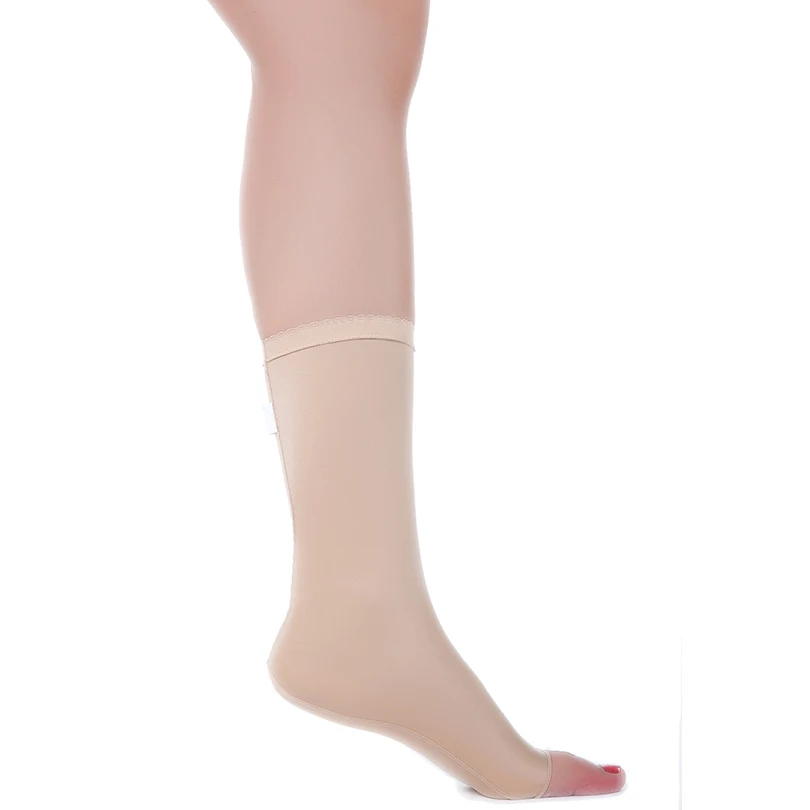 Medical Women Fingerless Socks Compression Slimming Shaper Calf Leg