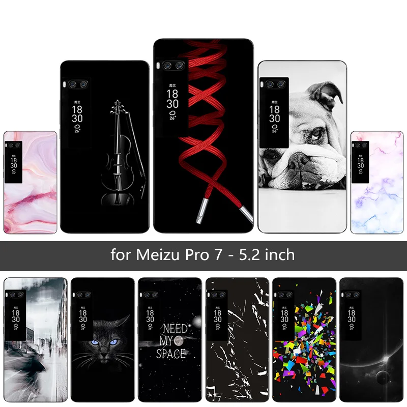 Для Meizu Pro 7 мягкие силиконовые чехлы из ТПУ чехол для Meilan телефонов Дротика доска