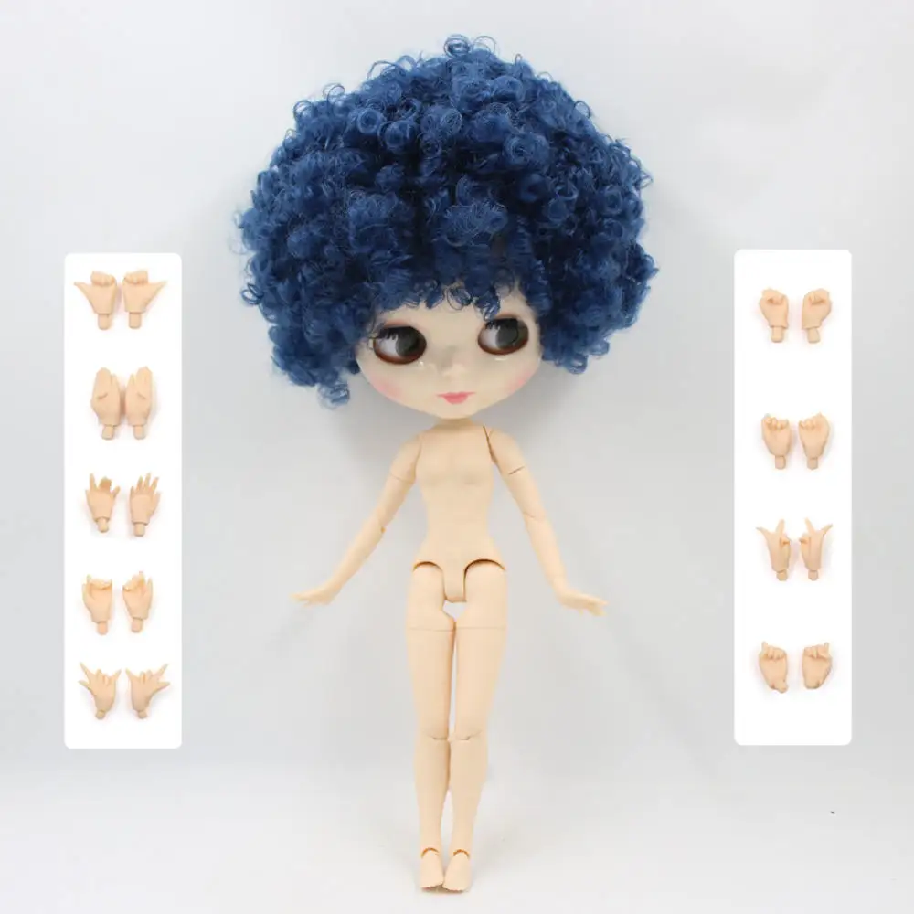 ICY Fortune Days factory blyth кукла белая кожа шарнир тело синий короткий взрыв голова DIY sd Подарки Игрушка - Цвет: Красный