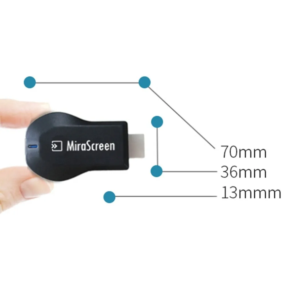 Беспроводной адаптер Wi-Fi дисплей приемник Mira экран для Miracast tv Dongle Цифровой HDMI медиа tv Stick Медиа Видео экран