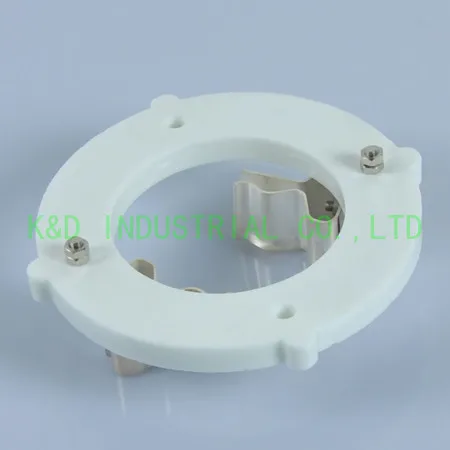 

1pc Ceramic 2Pin Tube Socket For 833 833A GU48 FU33 PL833A Valve Audio Hifi DIY Parts Socket