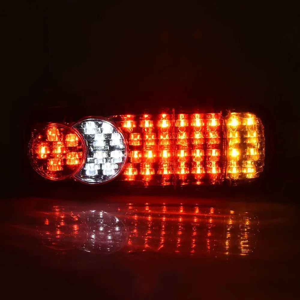 1 шт. 12 В Универсальный задний светодиодный светильник s автомобильный Грузовик задний светильник сигнальные огни Задний фонарь для прицепа каравана UTE Campers ATV