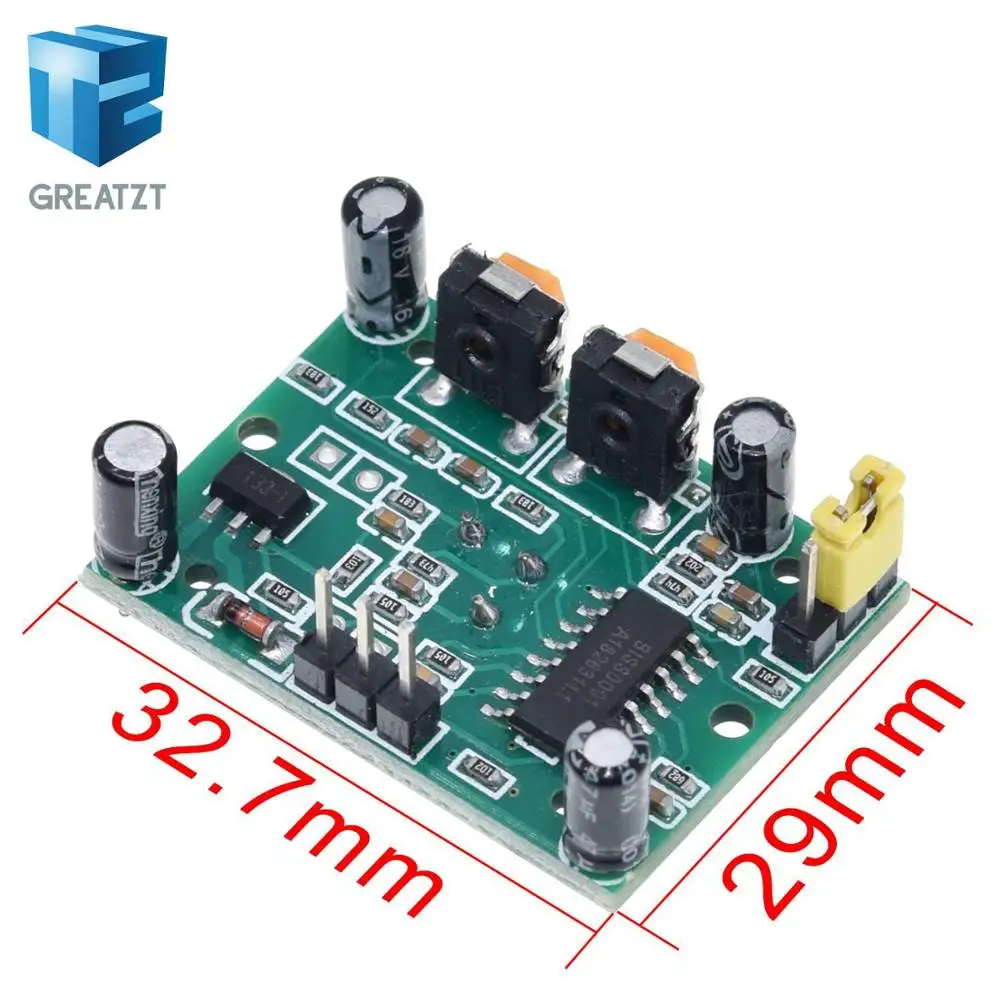 Модуль детектора движения GREATZT для arduino инфракрасный пироэлектрический ИК датчик