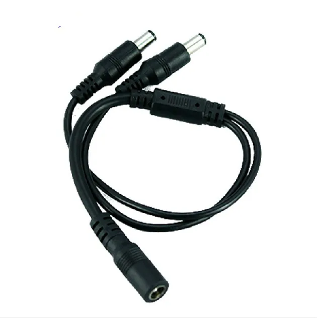 Power cord head into two and one turn two Monitoring cable DC Female