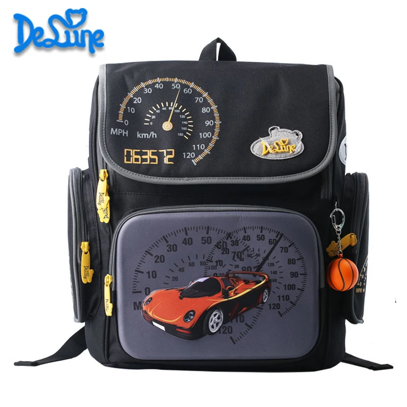 2016 New Russia Style Orthopedic School bags For Boys Car Ultralight Waterproof font b Backpack b